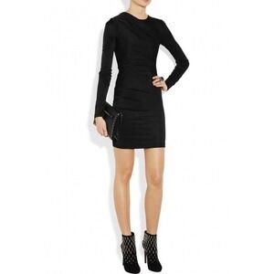 T Alexander Wang | Rayon Matte Jersey Dress Black Size M